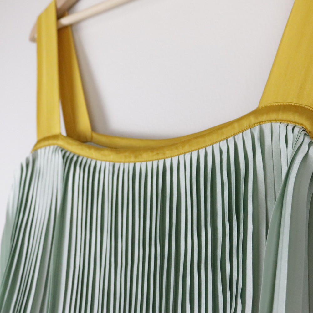 NWT Anthropologie Guapa Pleated Colorblock Dress Small - Picture 6 of 11